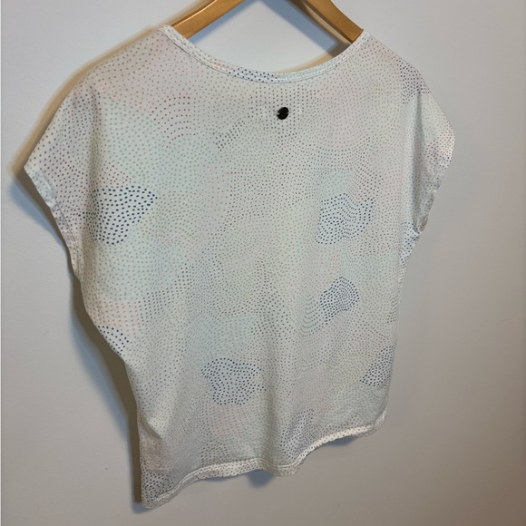 Prana | Short Sleeve Oversized Tee | White | Size X-Small - Picture 4 of 7